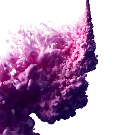 Photo for Color drop pink paint abstract background - Royalty Free Image