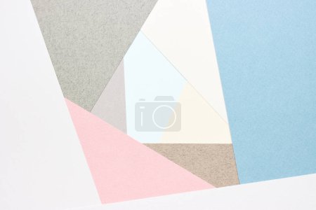 Foto de Hojas de papel de negocios textura plana de fondo - Imagen libre de derechos