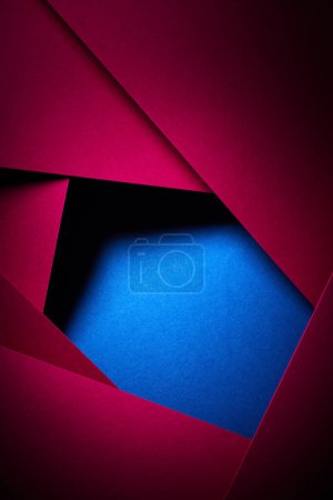 Photo for Pink abstract paper texture background. Art business backdrop design element - Royalty Free Image