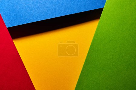 Photo for Abstract colorful spectrum texture. Diagonal stripes paper background - Royalty Free Image