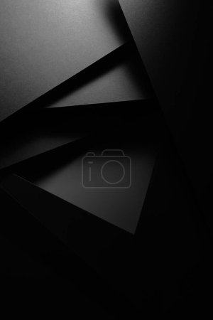 Foto de Papel negro oscuro abstracto textura negocio fondo - Imagen libre de derechos