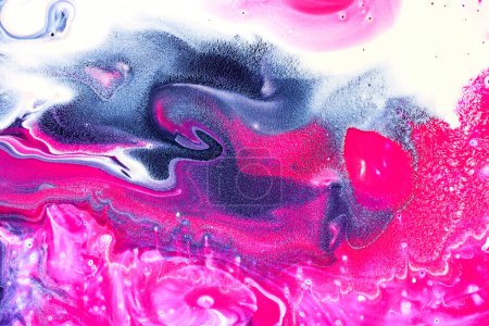 Foto de Textura fluida de pintura. Papel marmoleado fondo abstracto - Imagen libre de derechos