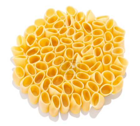 Photo for Italian pasta isolated on white background - Royalty Free Image