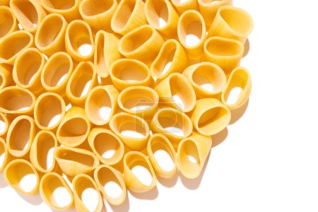 Photo for Italian pasta isolated on white background - Royalty Free Image