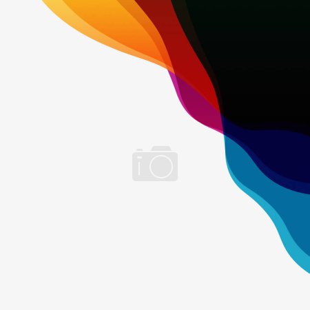 Photo for Abstract vibrant multicolored business background - Royalty Free Image