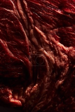 Photo for Marble meat steak texture close up background. Horror background - Royalty Free Image