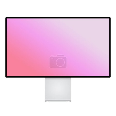 Photo for Oled technology led display isolated on white background - Royalty Free Image