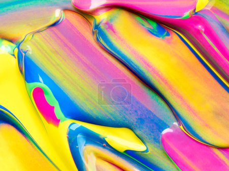 Photo for Abstract bright trendy colors paint background texture - Royalty Free Image