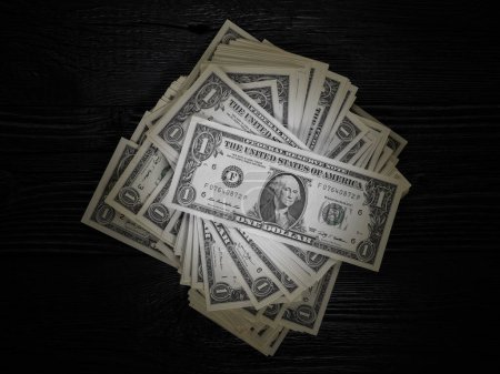 Photo for One US dollars vintage texture background - Royalty Free Image