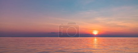 Photo for Beautiful sunset over the sea - Royalty Free Image