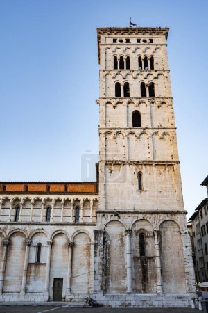 Lucca, Italy, the Cathedral of Saint Michele, gothic style. Italy