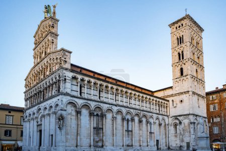 Lucca, Italy, the Cathedral of Saint Michele, gothic style. Italy