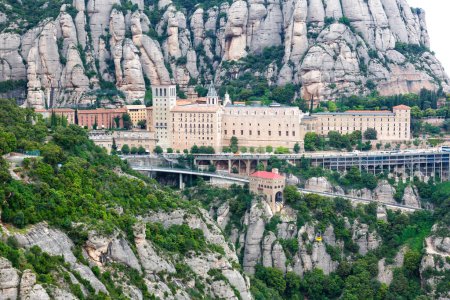 Téléchargez les photos : Montserrat Abbey Monastery Barcelona Spain Catalonia travel traveling travelling - en image libre de droit