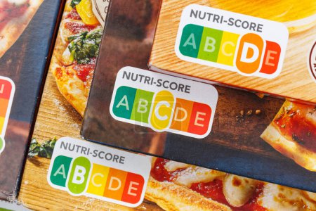 Photo for Nutri Score nutrition label symbol healthy eating for food Nutri-Score - Royalty Free Image