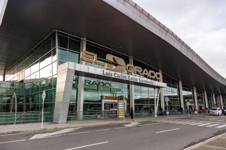 Photo for Bogota, Colombia - April 20, 2022 El Dorado Airport Terminal at Bogota airport (BOG) in Colombia. - Royalty Free Image