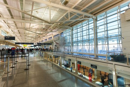 Photo for Chicago, United States - May 4, 2023: Terminal of Chicago Midway Airport (MDW) in the United States. - Royalty Free Image
