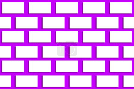 Foto de Burla de montones horizontales de tarjetas de visita blancas dispuestas en filas sobre un fondo de papel texturizado púrpura - Imagen libre de derechos