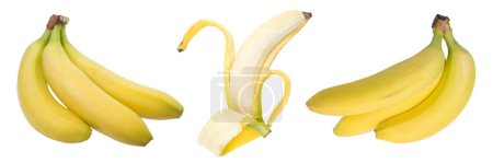 Photo for Banana isolated on white background. panorama, banner - Royalty Free Image