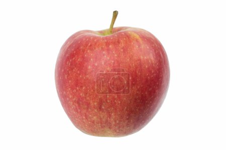 Téléchargez les photos : Pomme rouge fraîche isolée sur blanc. Avec chemin de coupe - en image libre de droit