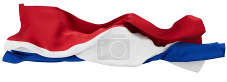 Le drapeau des Pays-Bas flotte fièrement, ses rayures rouges, blanches et bleues reflètent l'esprit et les valeurs durables de la nation.