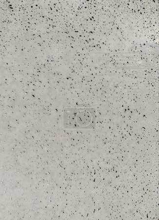 Photo for Gray raw polished concrete with holes background - Royalty Free Image