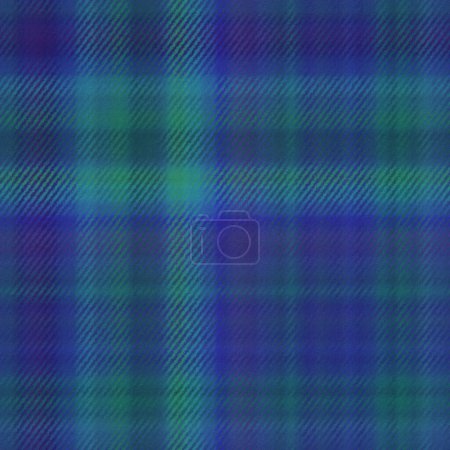 Photo for Blue warm checkered blanket seamless testure background - Royalty Free Image