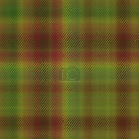 Photo for Red and yellow warm checkered blanket seamless testure backgroun - Royalty Free Image