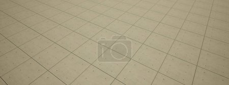 Photo for Concept or conceptual solid beige background of poured concrete texture floor as a modern pattern layout. A 3d illustration metaphor for construction, architecture, urban and interior design - Royalty Free Image