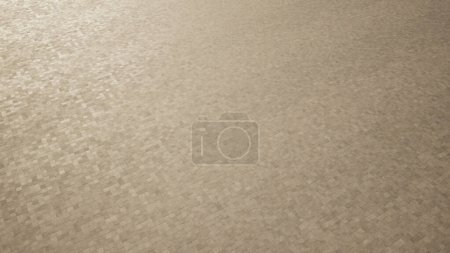Concept or conceptual solid beige background of ceramic tiles texture floor as a modern pattern layout. A 3d illustration metaphor for construction, architecture, urban and interior design