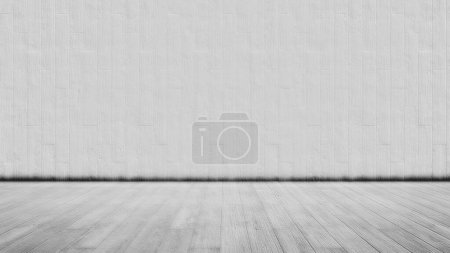 Téléchargez les photos : Vieux bois blanc ou plancher de planche vintage en bois et fond de surface murale comme disposition vintage pour des projets rétro, grunge et créatifs dans les constructions, l'architecture et le design d'intérieur - en image libre de droit