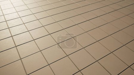 Foto de Concepto o fondo beige sólido conceptual de pavimento azulejos textura piso como un diseño de patrón moderno. Una metáfora de la ilustración 3d para la construcción, arquitectura, diseño urbano e interior - Imagen libre de derechos