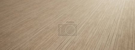 Photo for Concept or conceptual solid beige background of rough planks texture floor as vintage pattern layout. A 3d illustration metaphor for construction, architecture, urban and interior design - Royalty Free Image