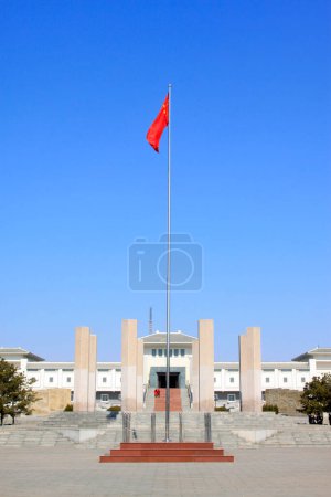 Photo for LETING COUNTY - MARCH 9: Building scenery in the li dazhao memorial hall, on march 9, 2014, Leting county, hebei province, China. - Royalty Free Image