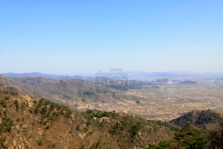 Foto de Mountain scenery, closeup of photo, tianjin, China - Imagen libre de derechos