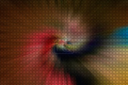 Foto de Closeup of photo, computer generated weave texture background effect - Imagen libre de derechos