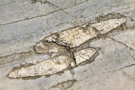 Foto de Surface texture of rocks, closeup of photo - Imagen libre de derechos
