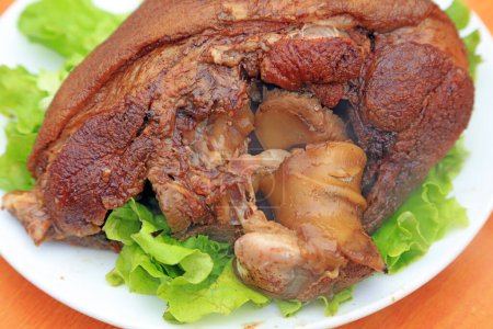 Téléchargez les photos : Coude de porc cuisine chinoise - en image libre de droit
