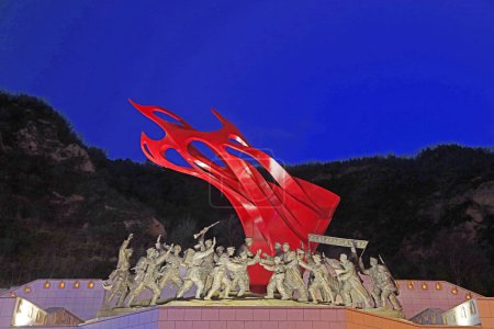 Téléchargez les photos : Paysage de la sculpture urbaine en Chine - en image libre de droit