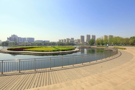 Téléchargez les photos : Paysage de parc rban, Chine - en image libre de droit