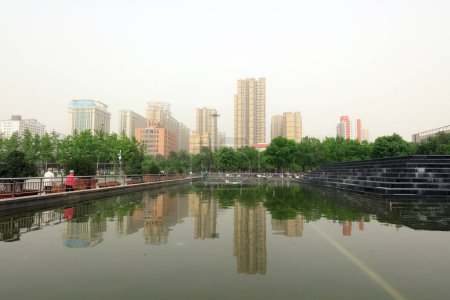 Téléchargez les photos : Hebei, Shijiazhuang Scène de la ville - en image libre de droit