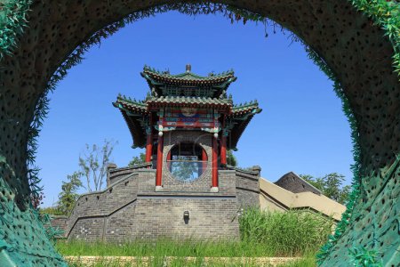 Téléchargez les photos : Paysages de l'architecture traditionnelle chinoise - en image libre de droit