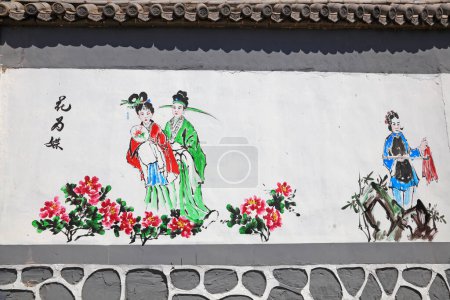 Photo for The murals are on the wall. - Royalty Free Image