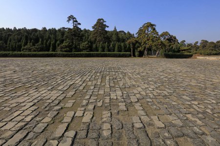 Photo for Ground landscape of Shinto of royal mausoleum in Qing Dynasty - Royalty Free Image