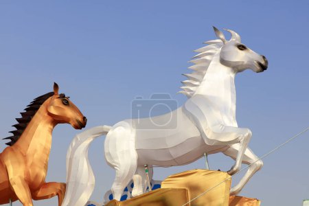Photo for Horse style lanter closeup of photo - Royalty Free Image