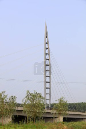 Photo for Bridge Architectural Landscape closeup of photo - Royalty Free Image