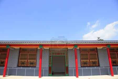 Photo for Chinese traditional wooden window lattice - Royalty Free Image
