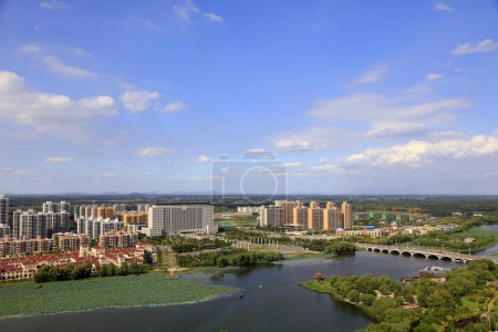 Photo for Waterfront city scenery  closeup of photo - Royalty Free Image