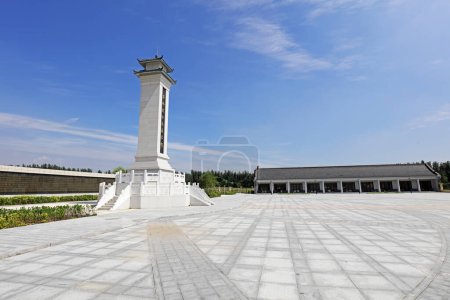 Photo for Luannan County - August 31, 2018: monument to revolutionary martyrs, Luannan County, Hebei Province, China - Royalty Free Image