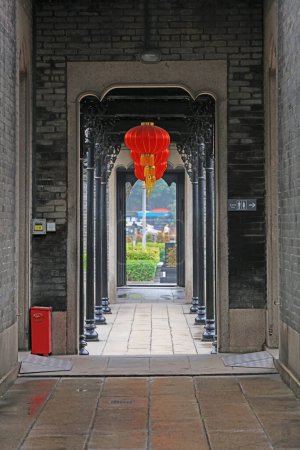 Photo for The corridor is built in a temple, Guangzhou City, Guangdong Province, China - Royalty Free Image