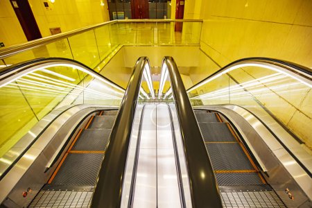 Photo for Escalators in luxury hotels - Royalty Free Image